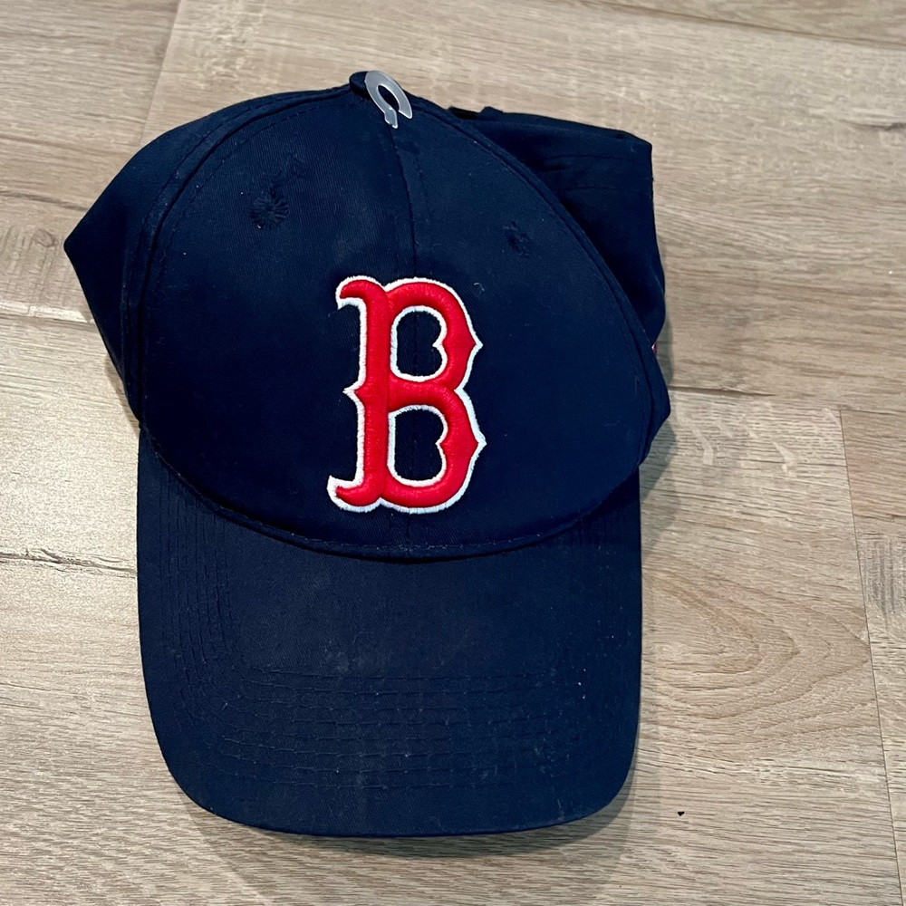 Team MLB Boston Red Sox Cap Hat Adult One‎ Size OSFM Navy Blue Adjustable